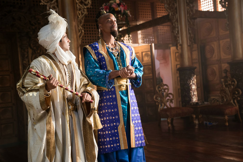 Aladdin, as Prince Ali, and Genie have a big day.